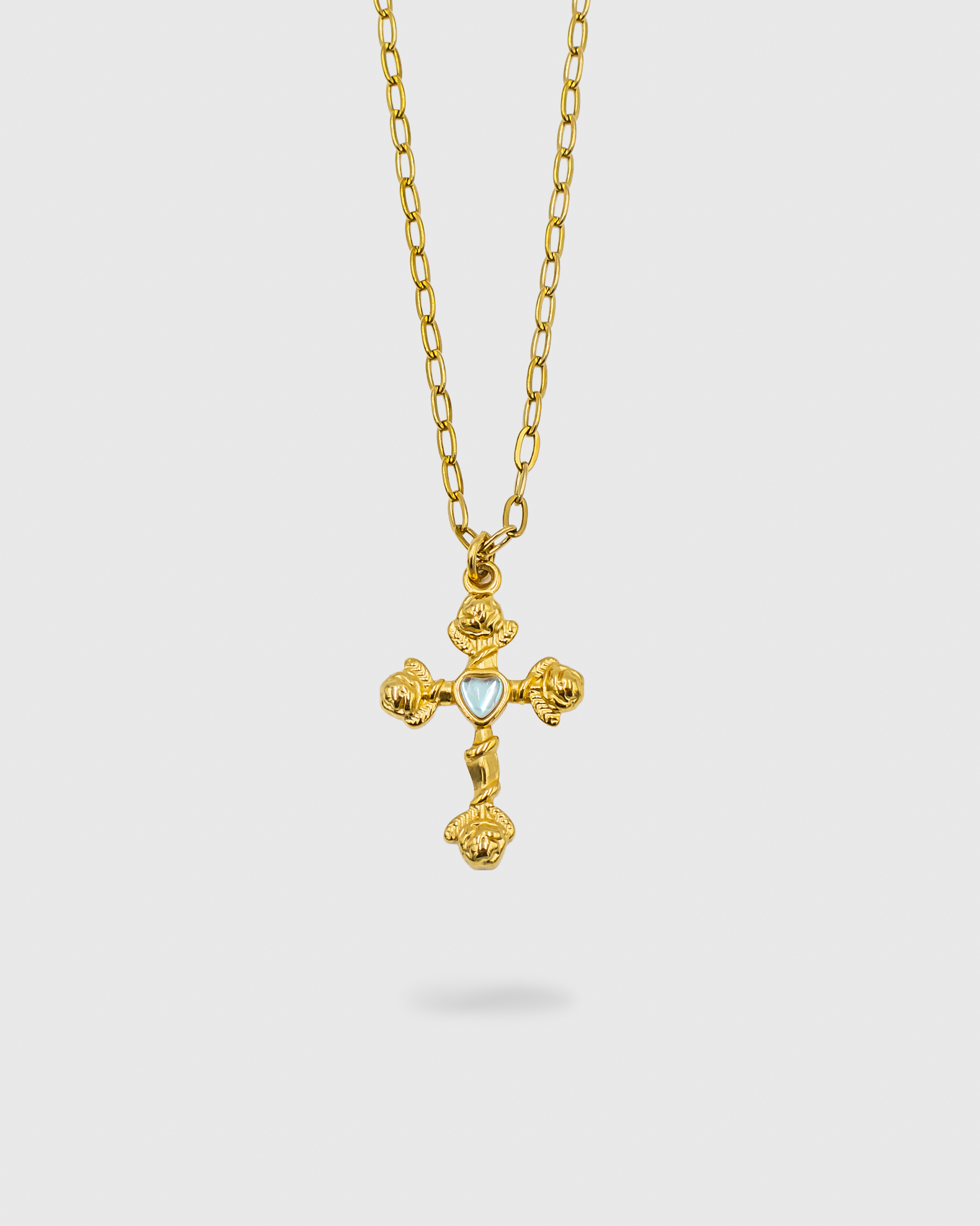 Blooming Cross Necklace