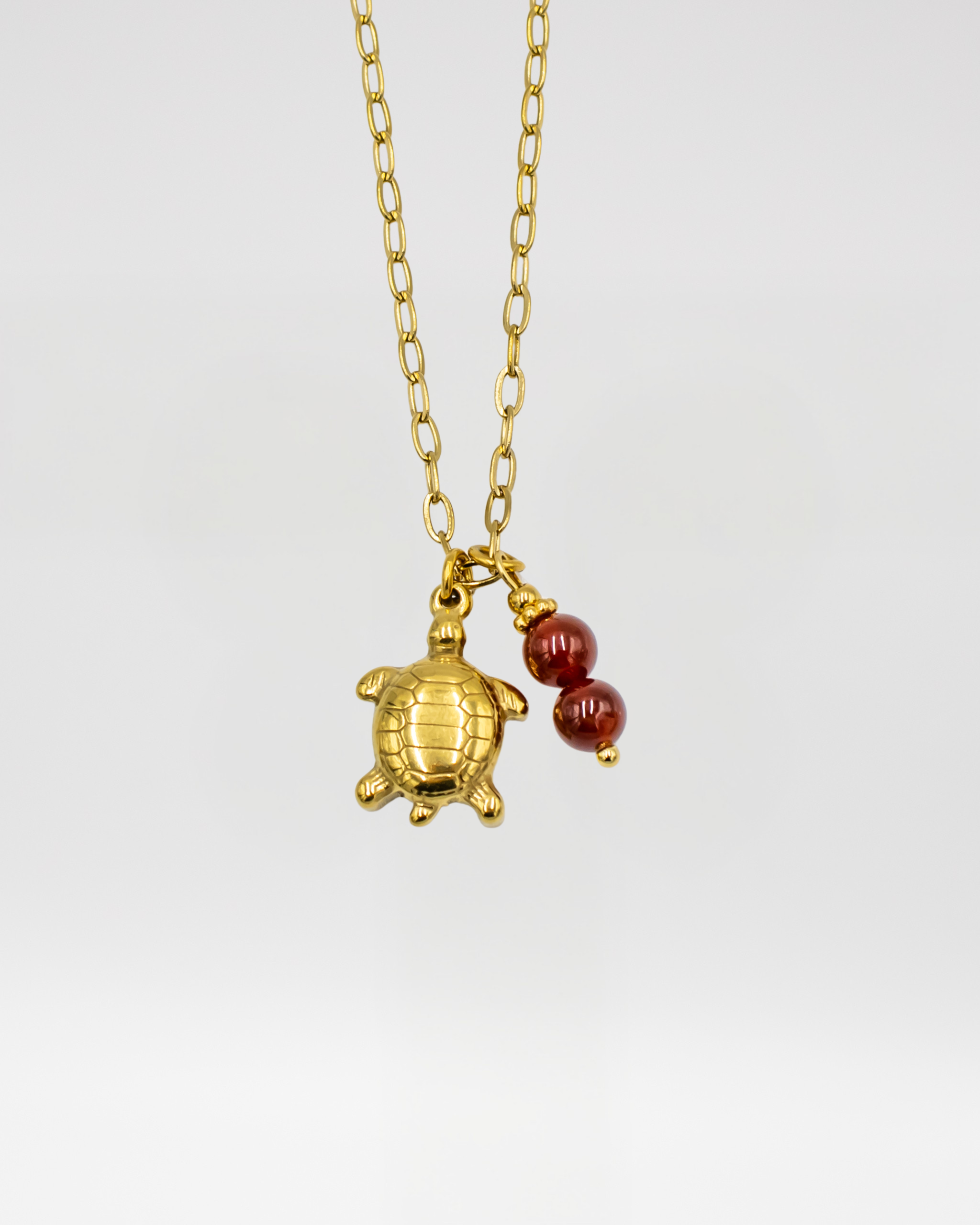 Fiery Turtle Necklace