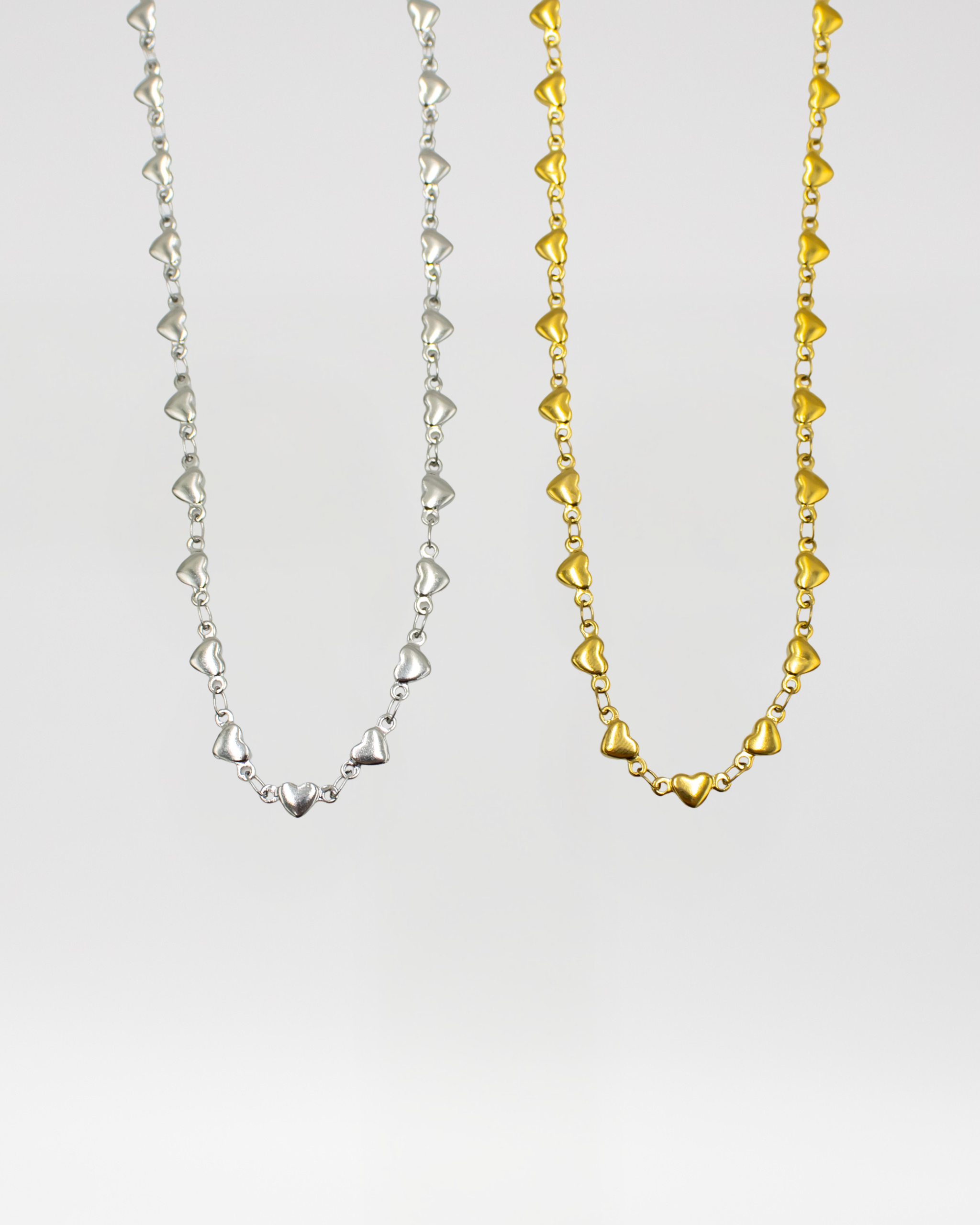 Heart Linked Necklace